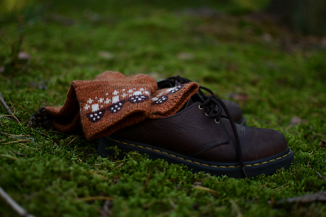 A shortcut to mushrooms socks