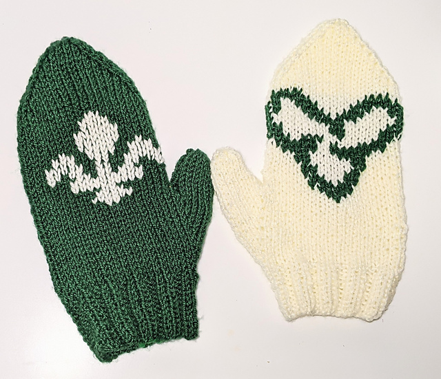 Franco-Ontarian Mittens