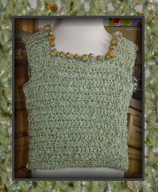 Simple X stitch top