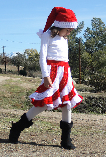 Ravelry: lacy spiral skirt pattern by Annastasia Cruz