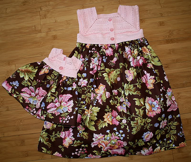 Square neck dress (variation)