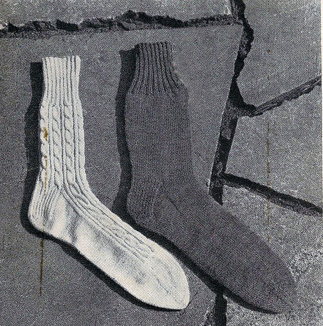 1950 Plain sock