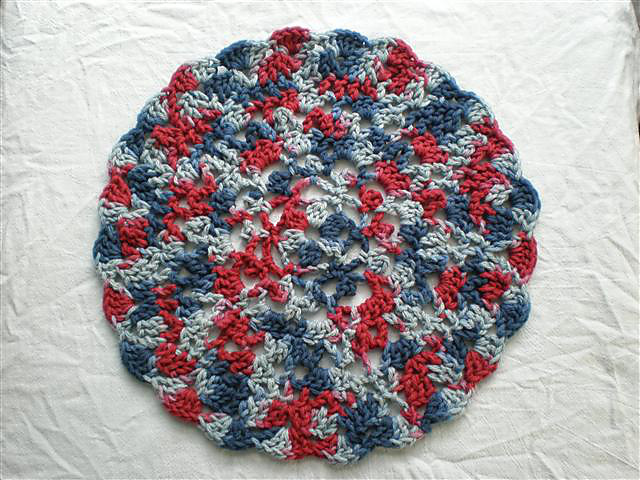 Round Dishcloth # 9