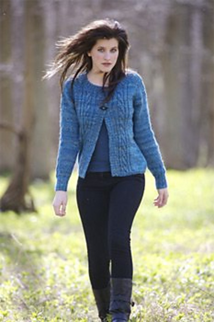 Cabled Raglan Sweater