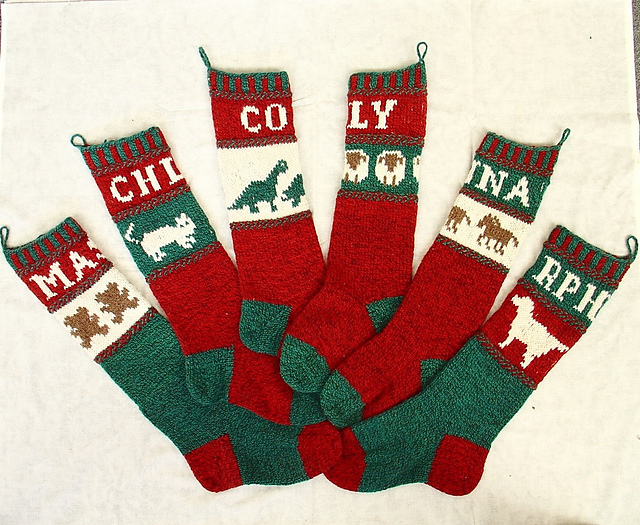 Creatures Great and Small Holiday Stockings