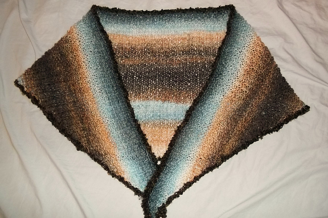 Berry Cobbler Shoulder Shawl