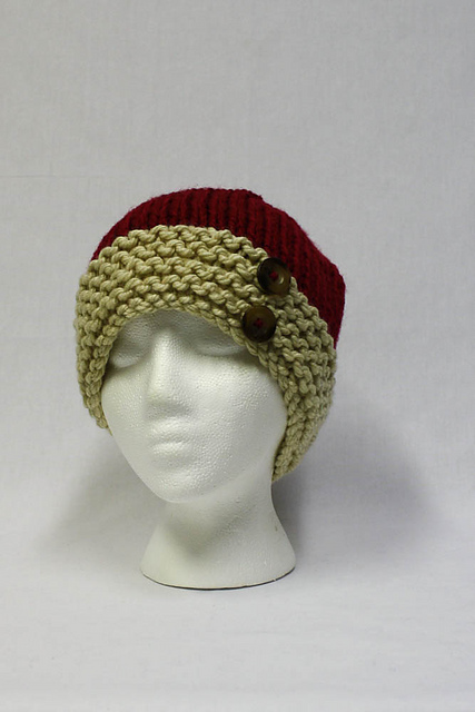 Bulky Contrast Brim Hat