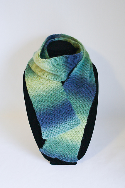 Chroma Fingering Scarf