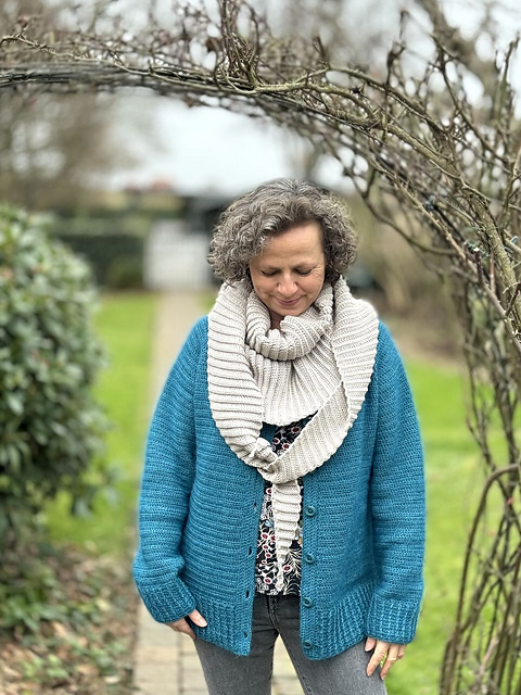 Ribbed Shawl