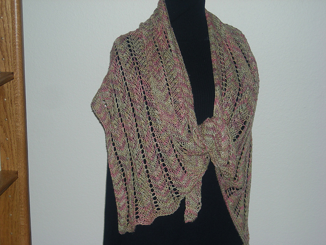 Rayon Metalic Shawl