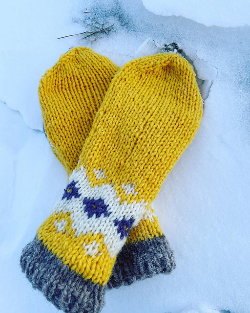 Hello sun mittens