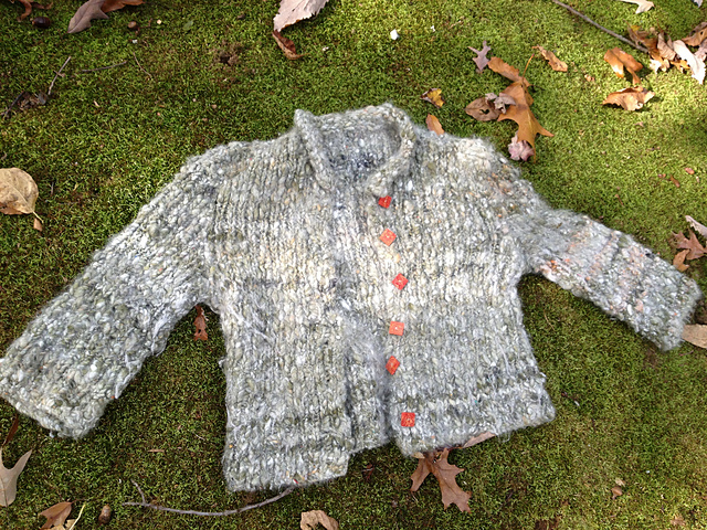 #34 Open-front cardigan