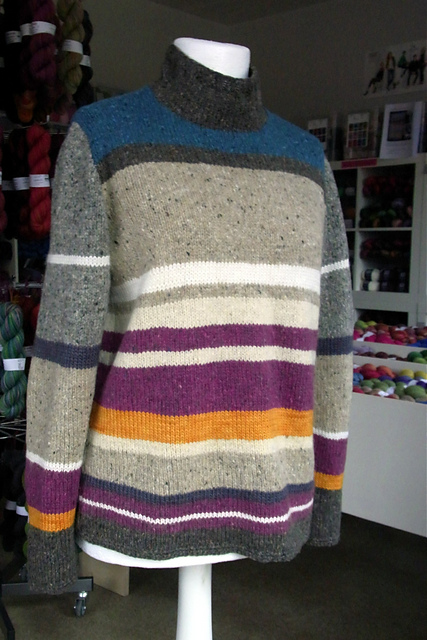 Soft Donegal Streifen Pullover