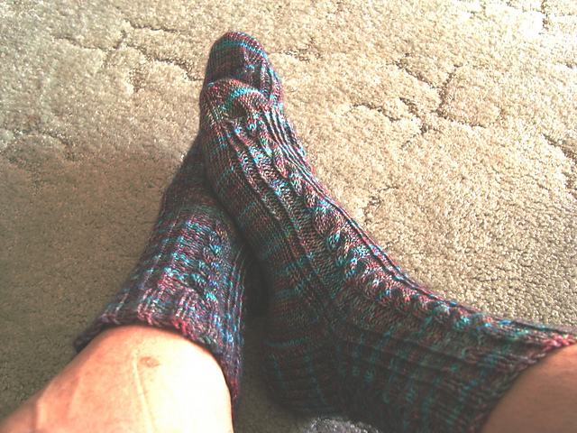 Winter of Remembrance socks