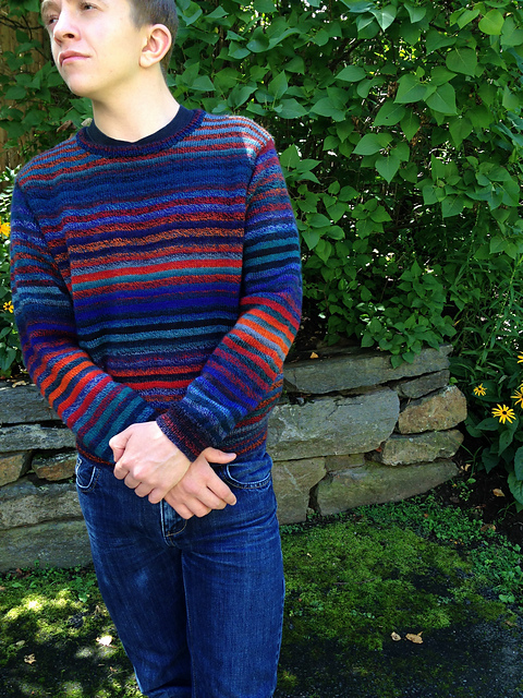 #32 Striped Turtleneck