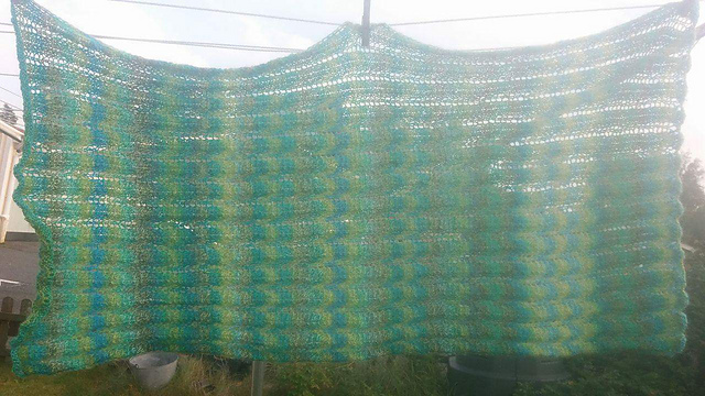 Peacock Shawl