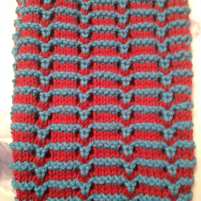 Lace Striped Scarf