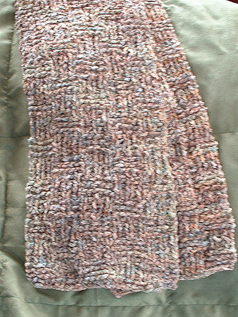 Blue Heron Bulky Chenille Scarf