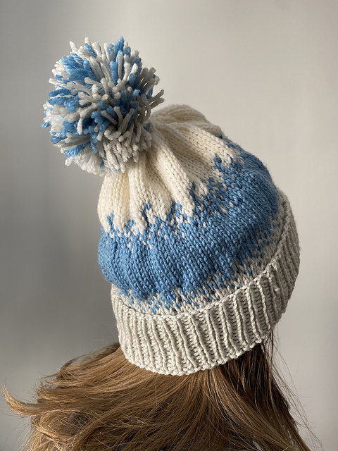 Color Blocked Fair Isle Hat