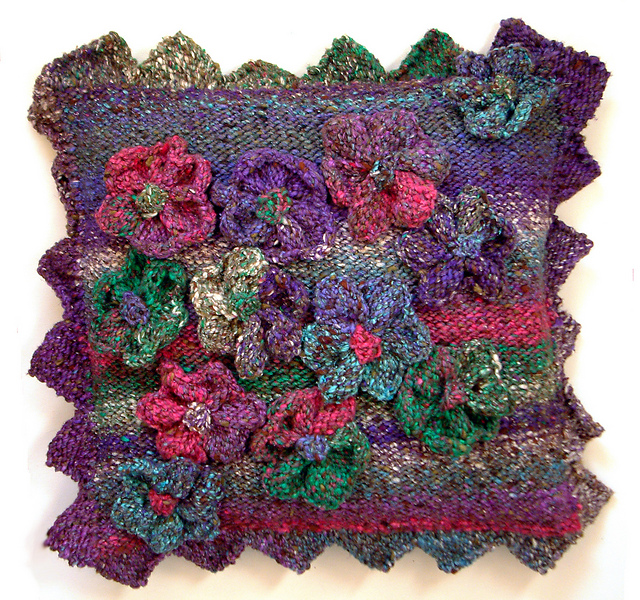 Floral cushion