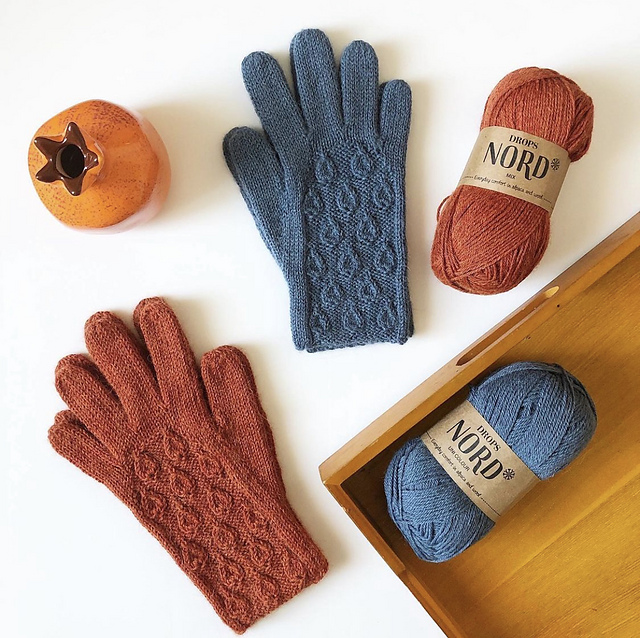 Raindrops gloves