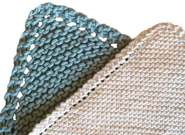 Diagonal Dishcloth or Blankie
