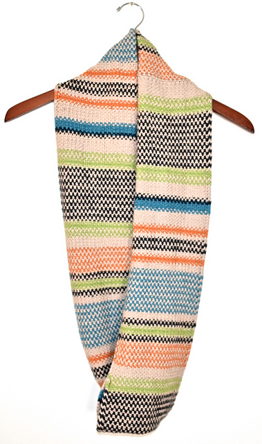 Linen Striped Cowl