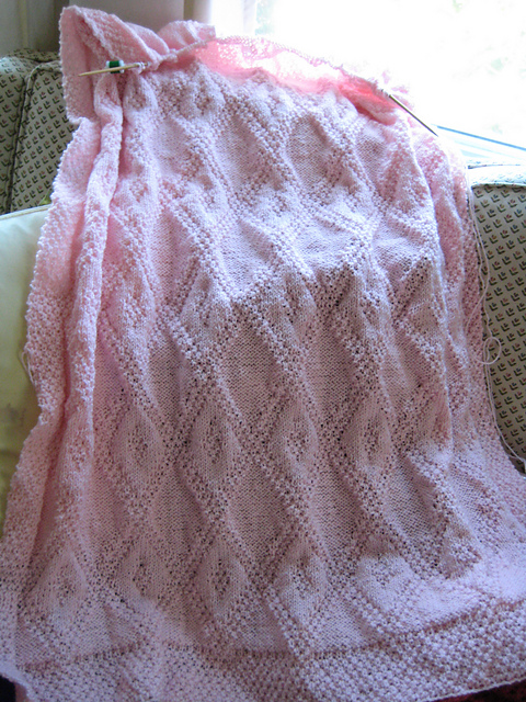 Diamond Pattern Afghan