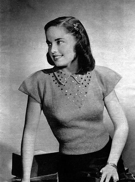 Sequin Blouse for the Young Sophisticate