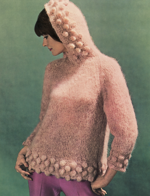 Women's Mohair Sweater with Hood