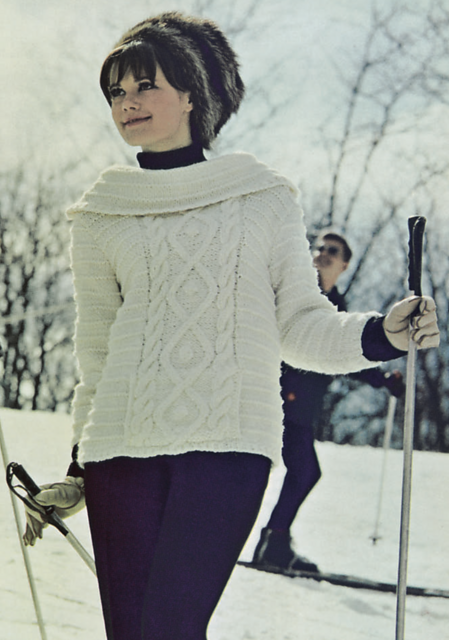 Women's Irish Panel Sweater