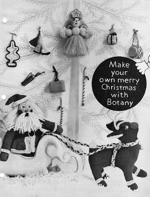 Santa, Reindeer and Toys for Tree Decorations