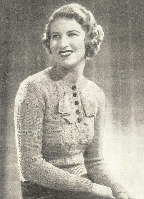 With Pleated Jabot