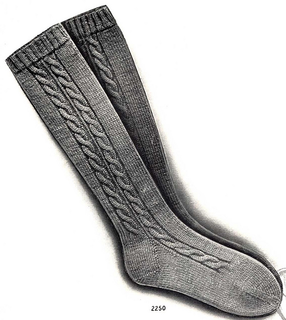 Girl's Knee Length Socks No. 2250