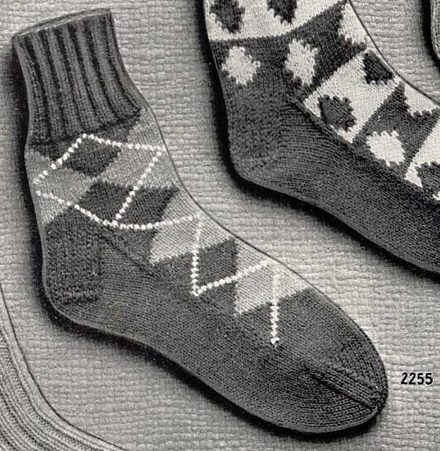 Child's Argyle Sock No. 2255