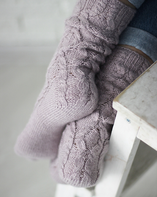 Morning Glory Socks (short version)