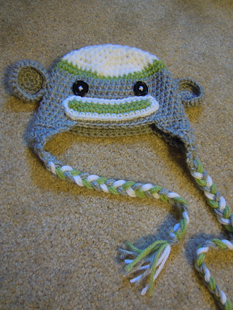 Sock Monkey Hat