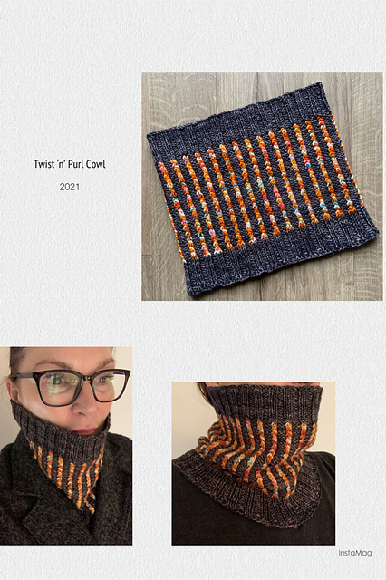 Twist & Purl Cowl