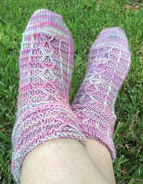 Cross Bars Home Socks