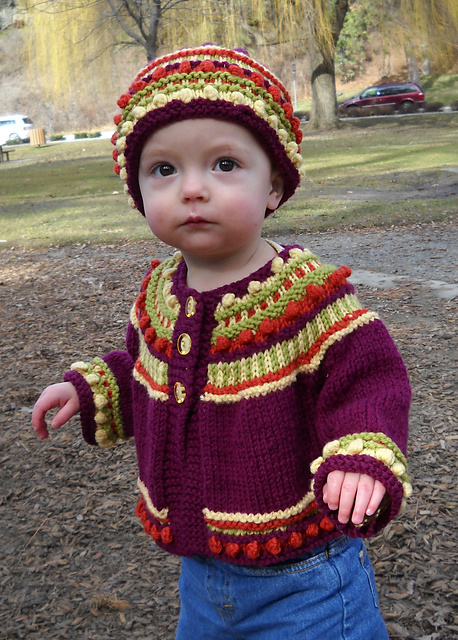 Norah's Joyful Sweater and Hat