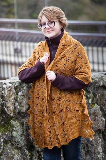 Gold Rush Shawl