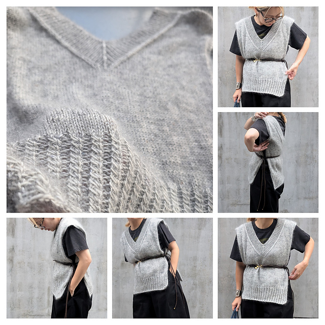 Ravelry: Rhapsody Vest pattern by Miki Teragaki