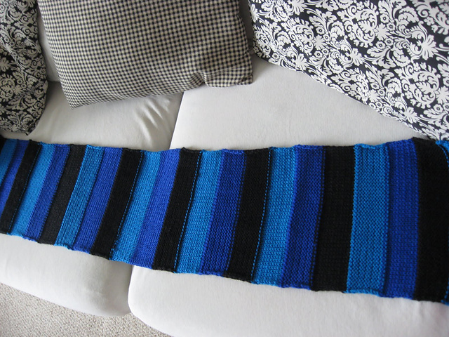 Not on a Roll - Knitting Machine Scarf