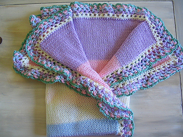 Colorful baby blanket