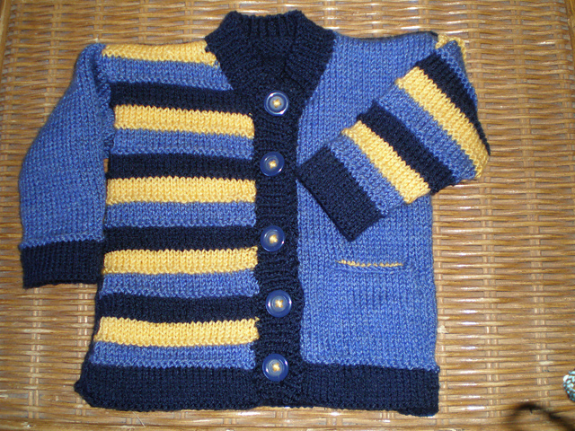 Design Eleven Cardigan, Hat, Mittens and Bootees