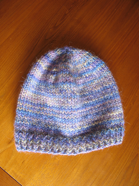 Jet 12ply Stocking Stitch Beanie