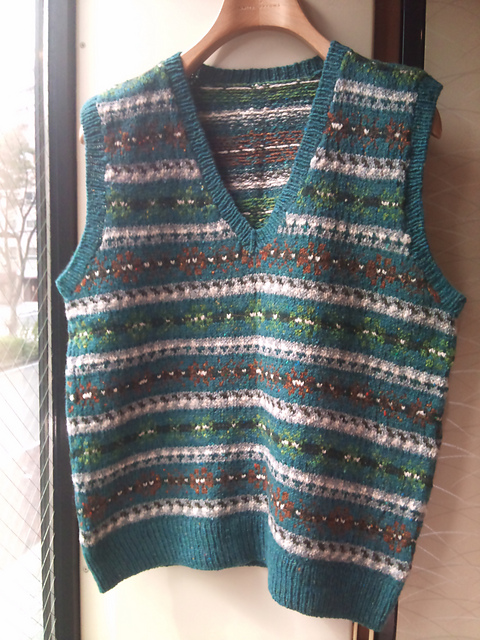 #08 Fair isle vest