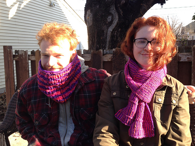 ButterFly Cowl/Reversible Sectioned Scarf