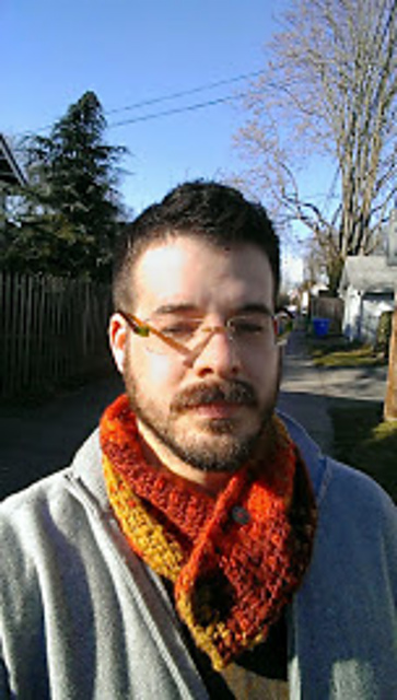 Easy Tunisian Button Cowl
