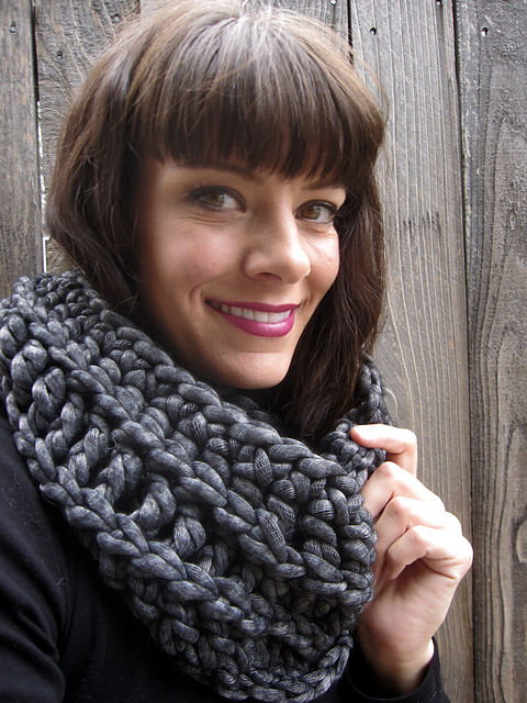 Train Tracks Infinity Scarf